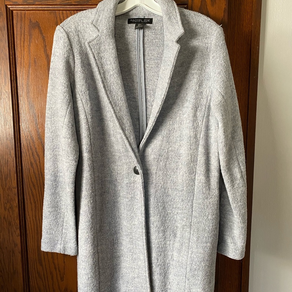 Gray trench jacket